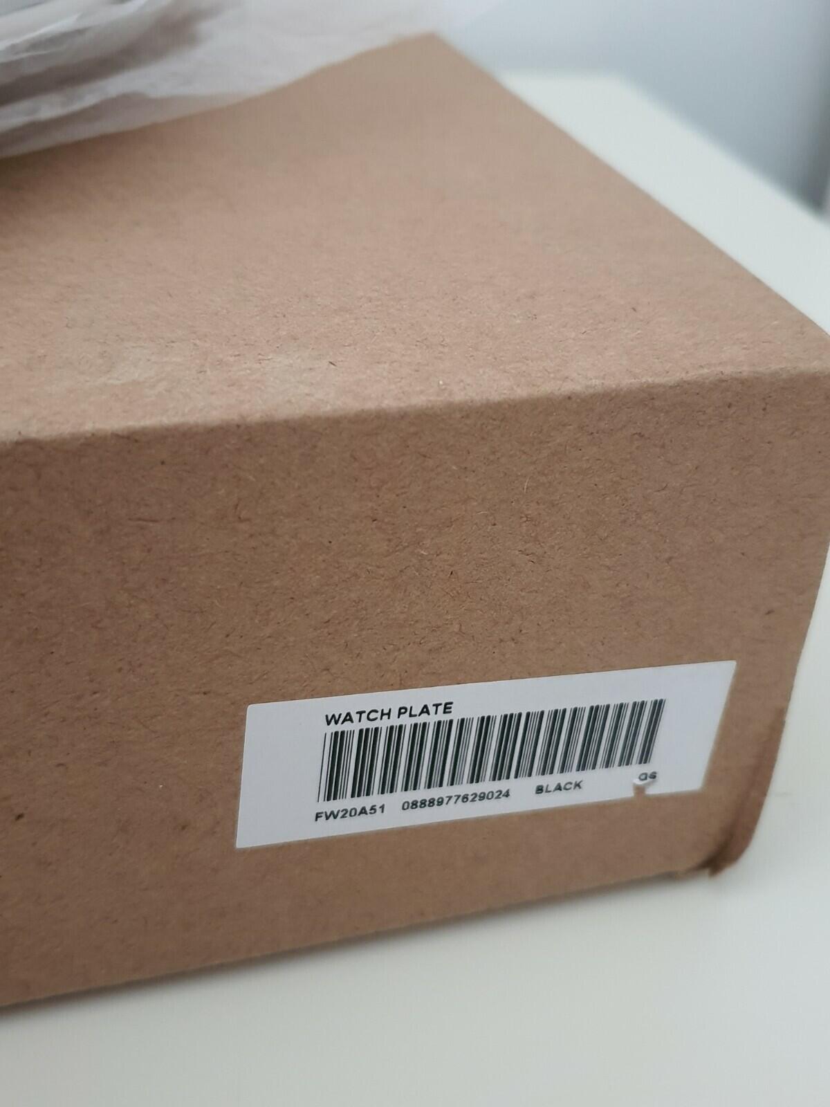 FW20 Supreme Watch porcelain plate black New in original packaging