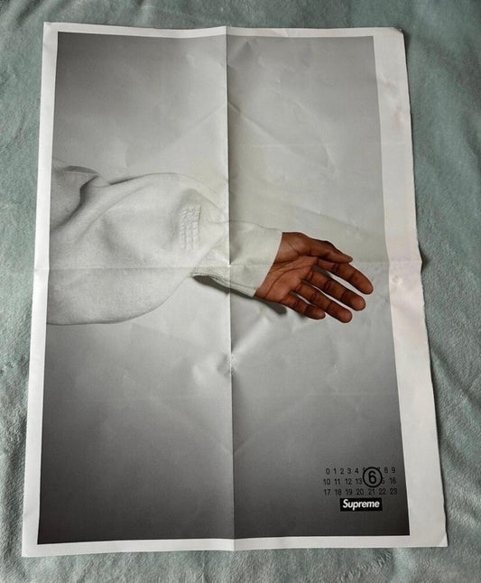 SS24 Supreme x MM6 Maison Margiela poster In Store Available Only