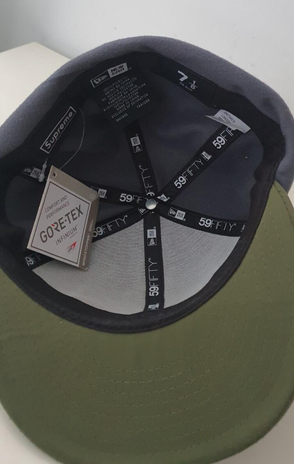 Gorra Gore-Tex FW20 Supreme Windstopper Earflap Box Logo New Era talla 7 1/8