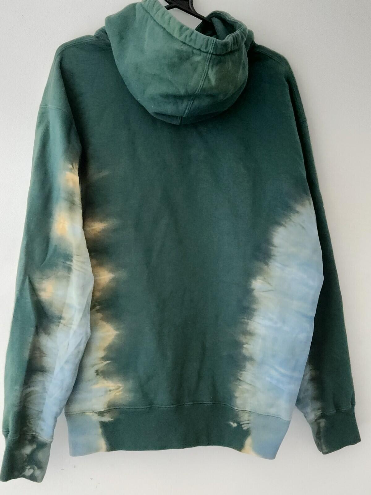 FW21 Supreme Bleached Hooded Sweatshirt hoodie size Medium M dark green
