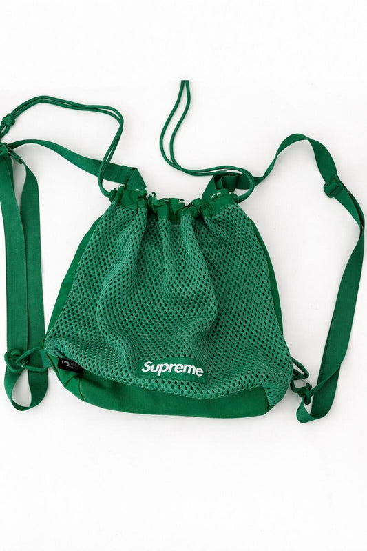 SS23 Supreme Mochila pequeña de malla verde 10L