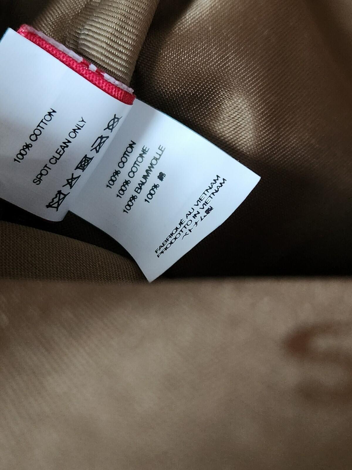 SS22 Supreme Fat Tip Jacquard Denim sling bag Olive 5L