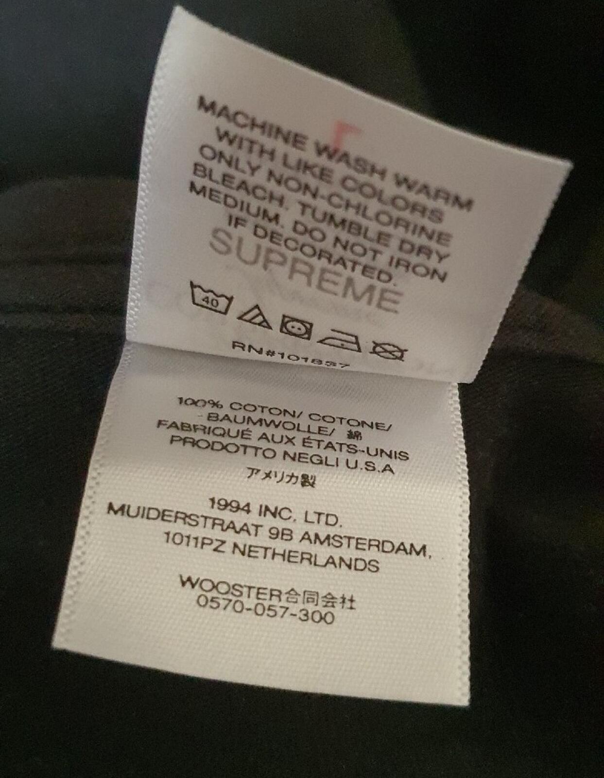 SS23 Supreme x Bernadette Corporation Money Tee Black Size L