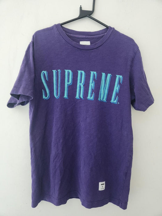 SS16 Supreme Sports camiseta talla L Grande Color Morado