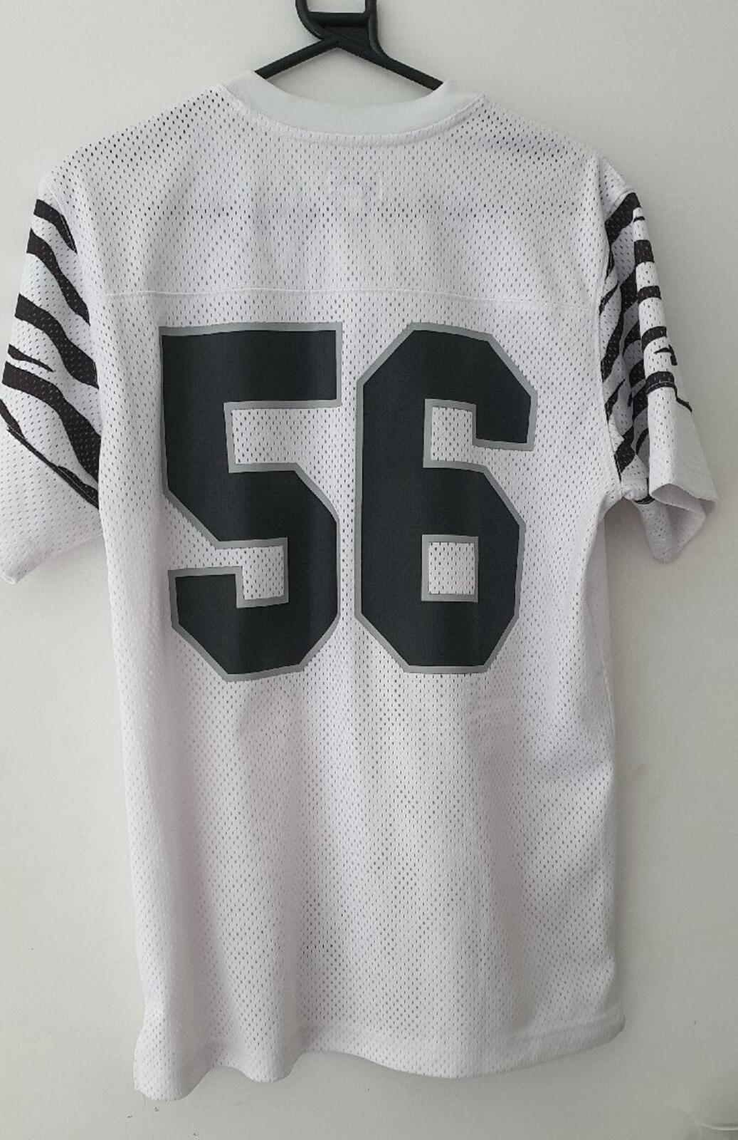 FW12 Supreme Bengals football jersey 56 Top white M medium