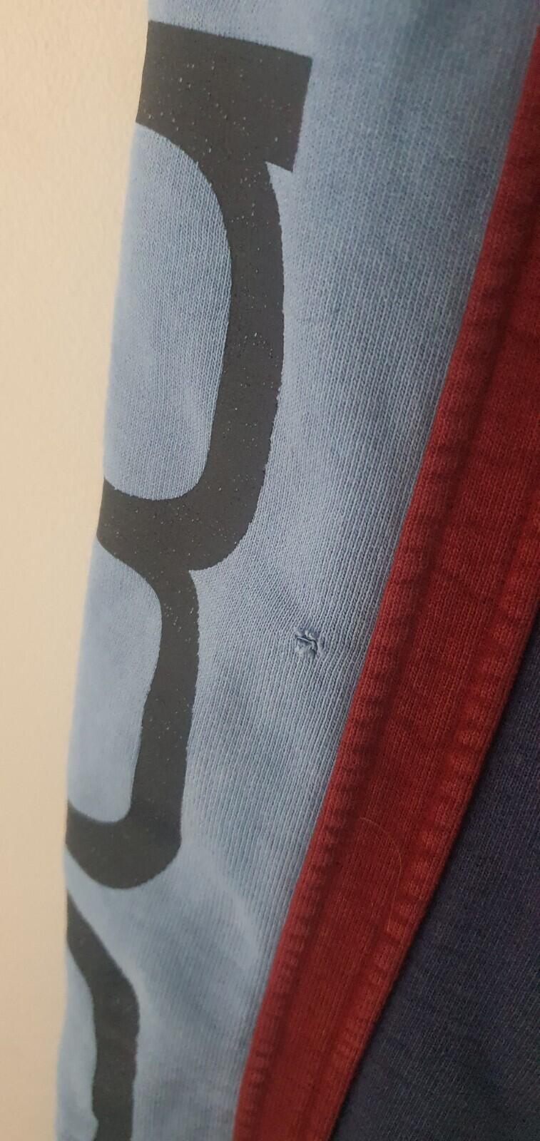 FW20 Supreme Big Logo Paneled Sweatpant pants Navy size S Small Trousers