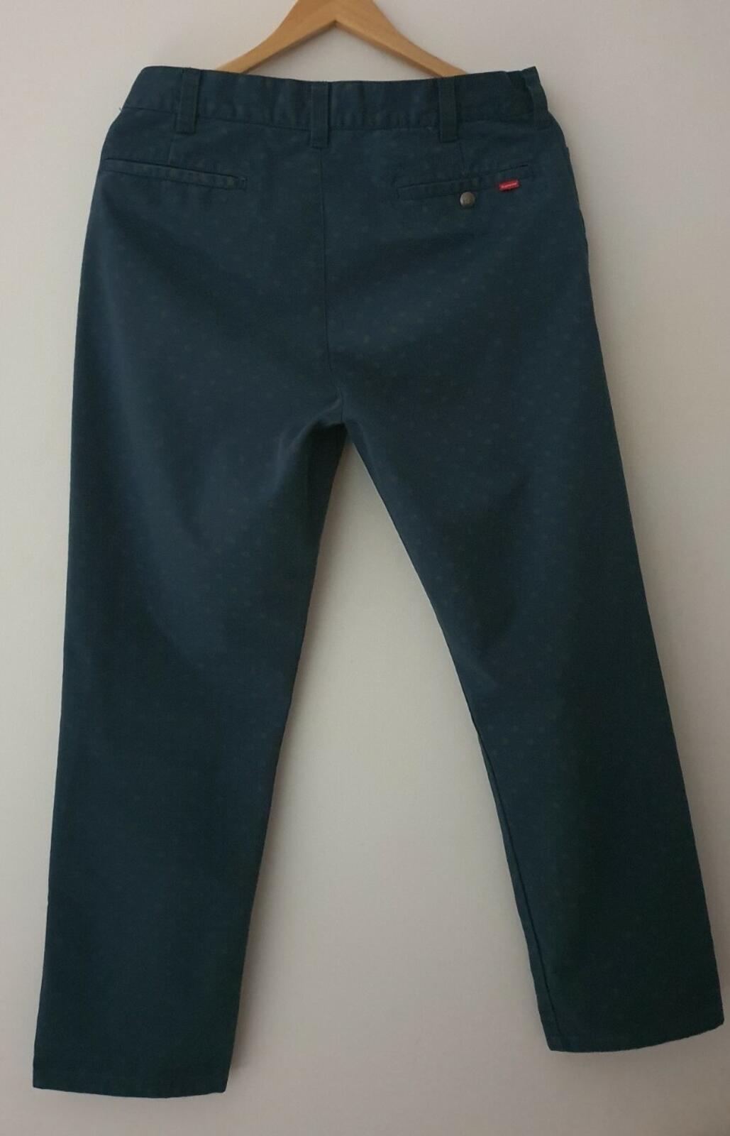 FW18 Supreme Work Pant Light Navy Polka Dot Size 32 W32 L30
