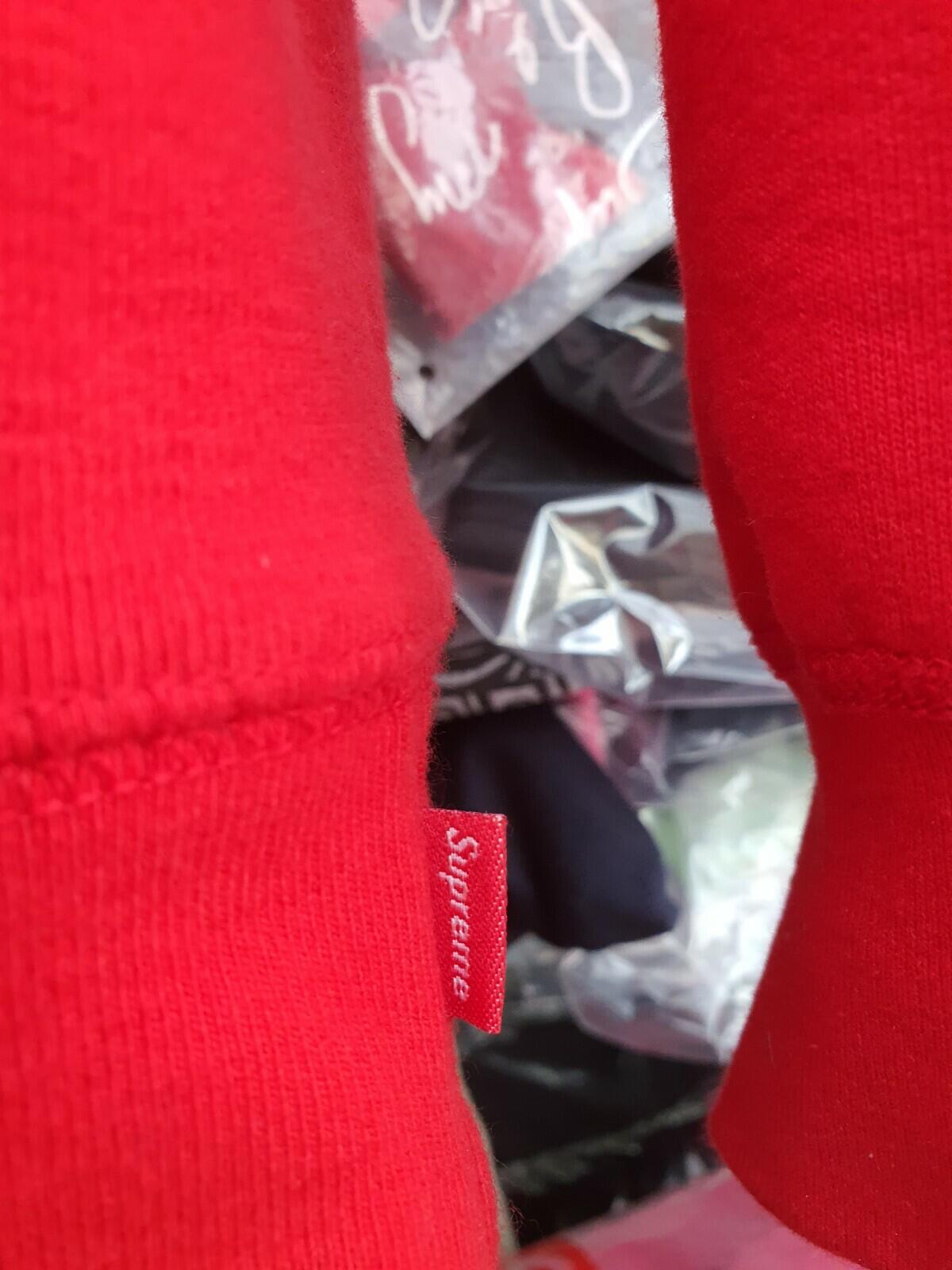 SS19 Supreme Apple Hooded Sweatshirt Red Size M