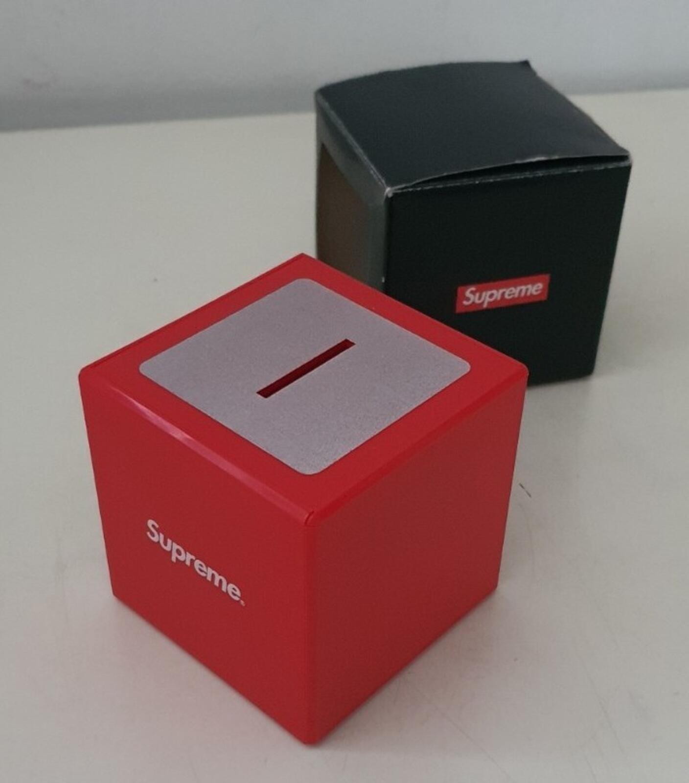 SS18 Supreme Illusion coin bank red moneybox Red Accessory New