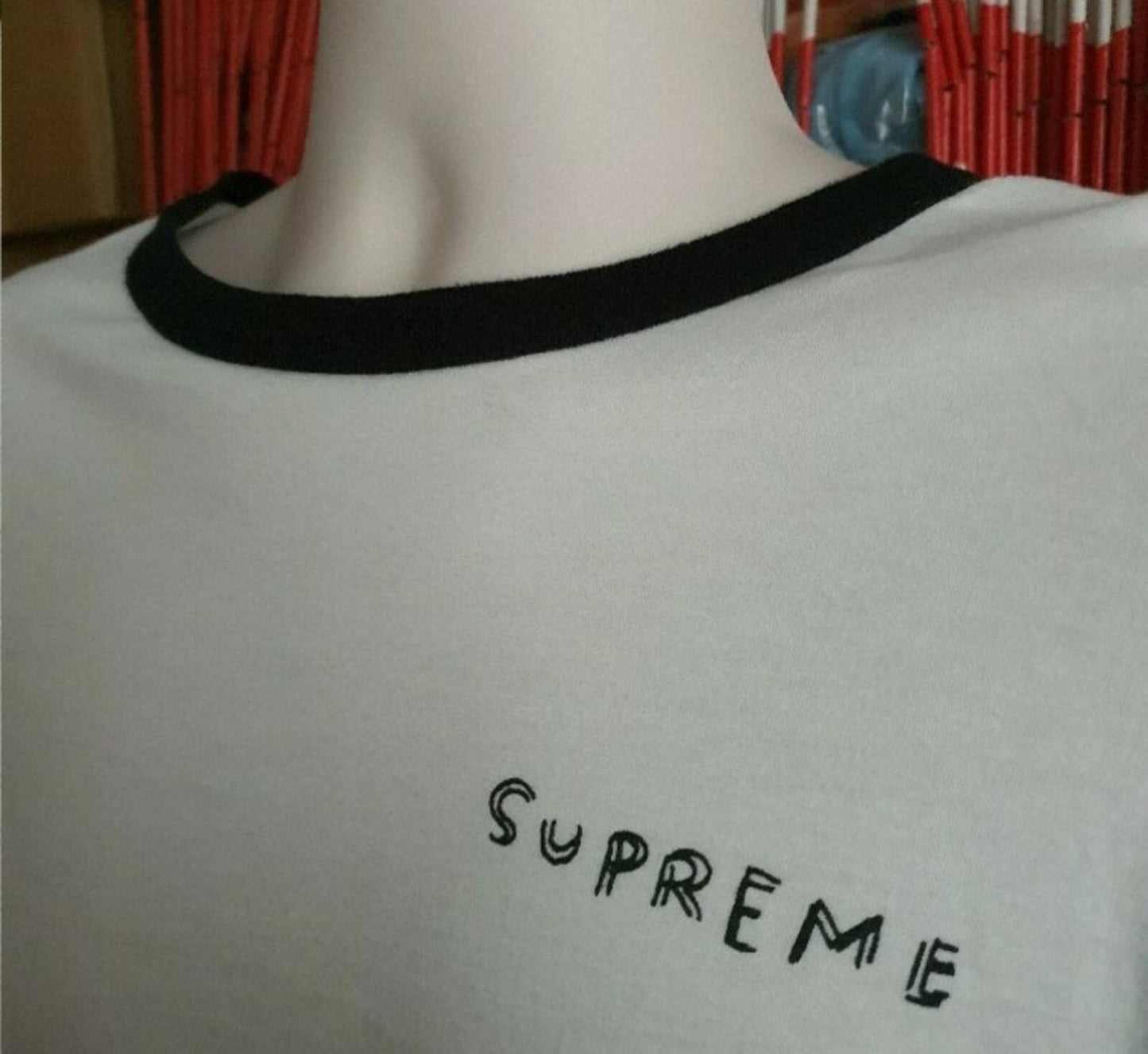 SS15 Supreme Daniel Johnston I Love You L/S Tee White Size M