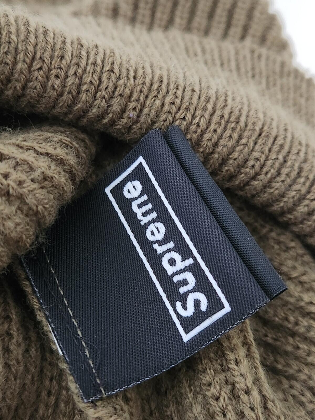 FW20 Supreme New Era Balaclava Olive Jacquard Logo Embroidered