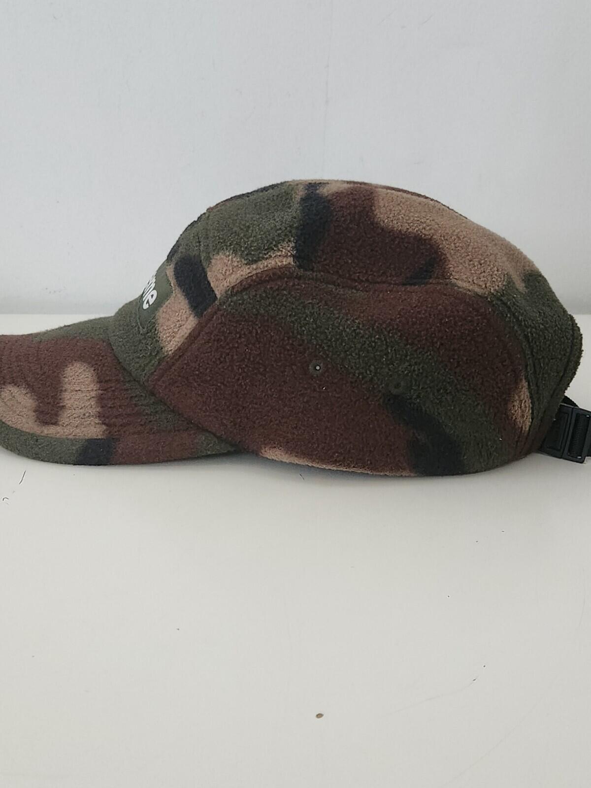 FW22 Supreme x Polartec Camp Cap Woodland Camo hat cap
