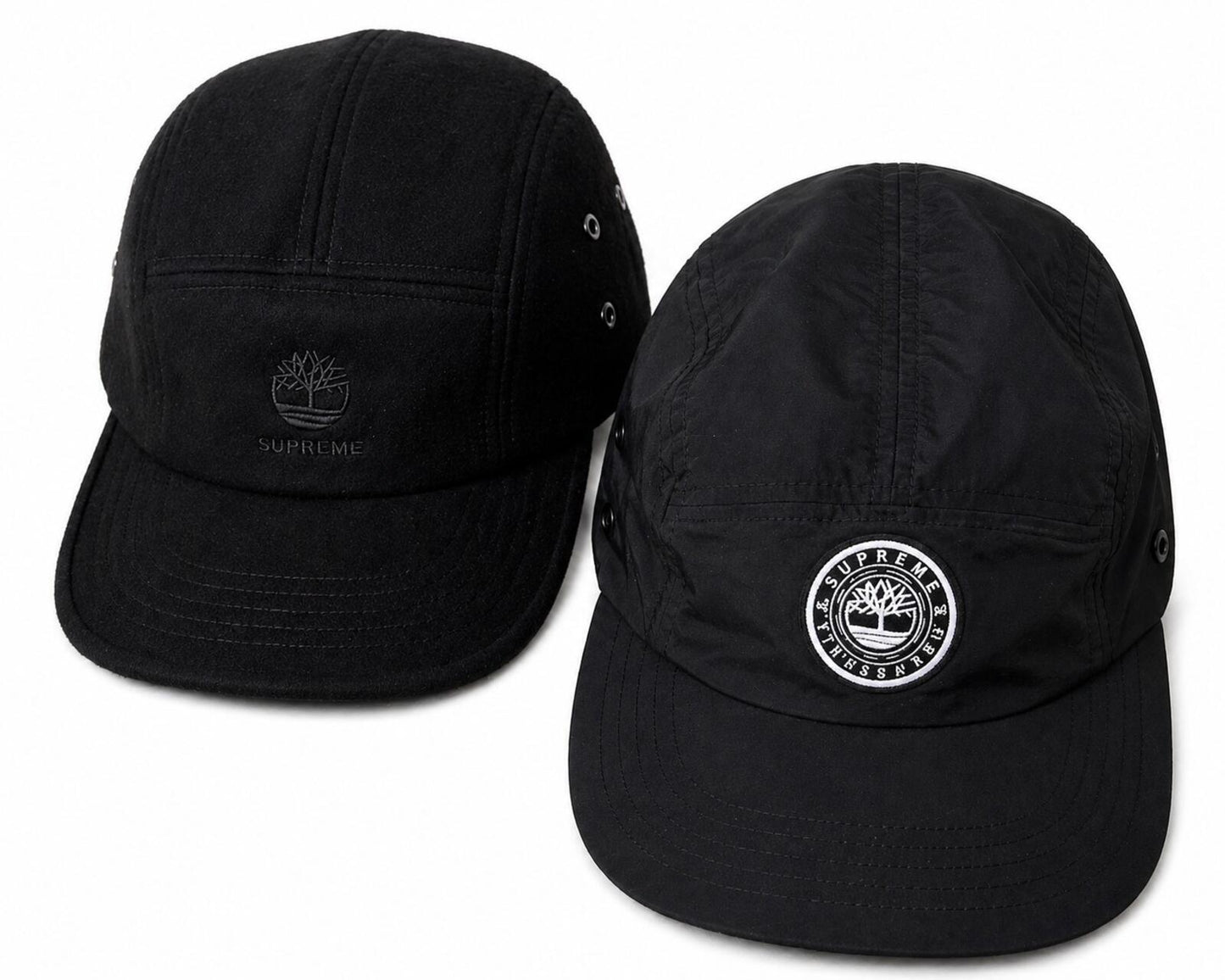 FW21 Supreme x Timberland 2-in-1 Earflap Hat Black Water Resistant