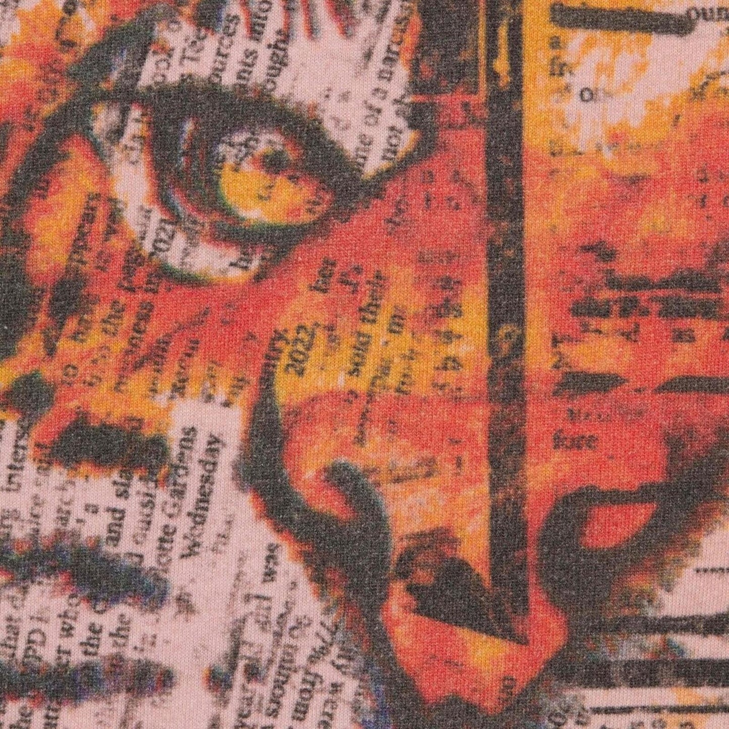 SS25 Supreme Newspaper S/S Top T-shirt Pink Tiger Tee Artwork by Ben Trogdon S