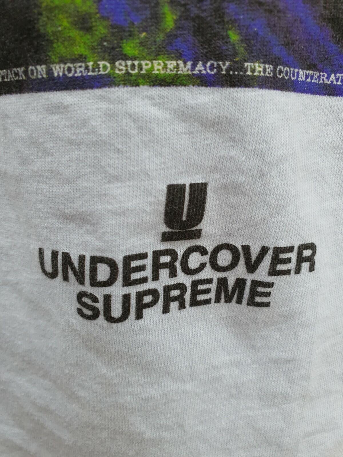 SS18 Supreme x Undercover x Public Enemy Counterattack Langarmshirt Hellblau Größe M