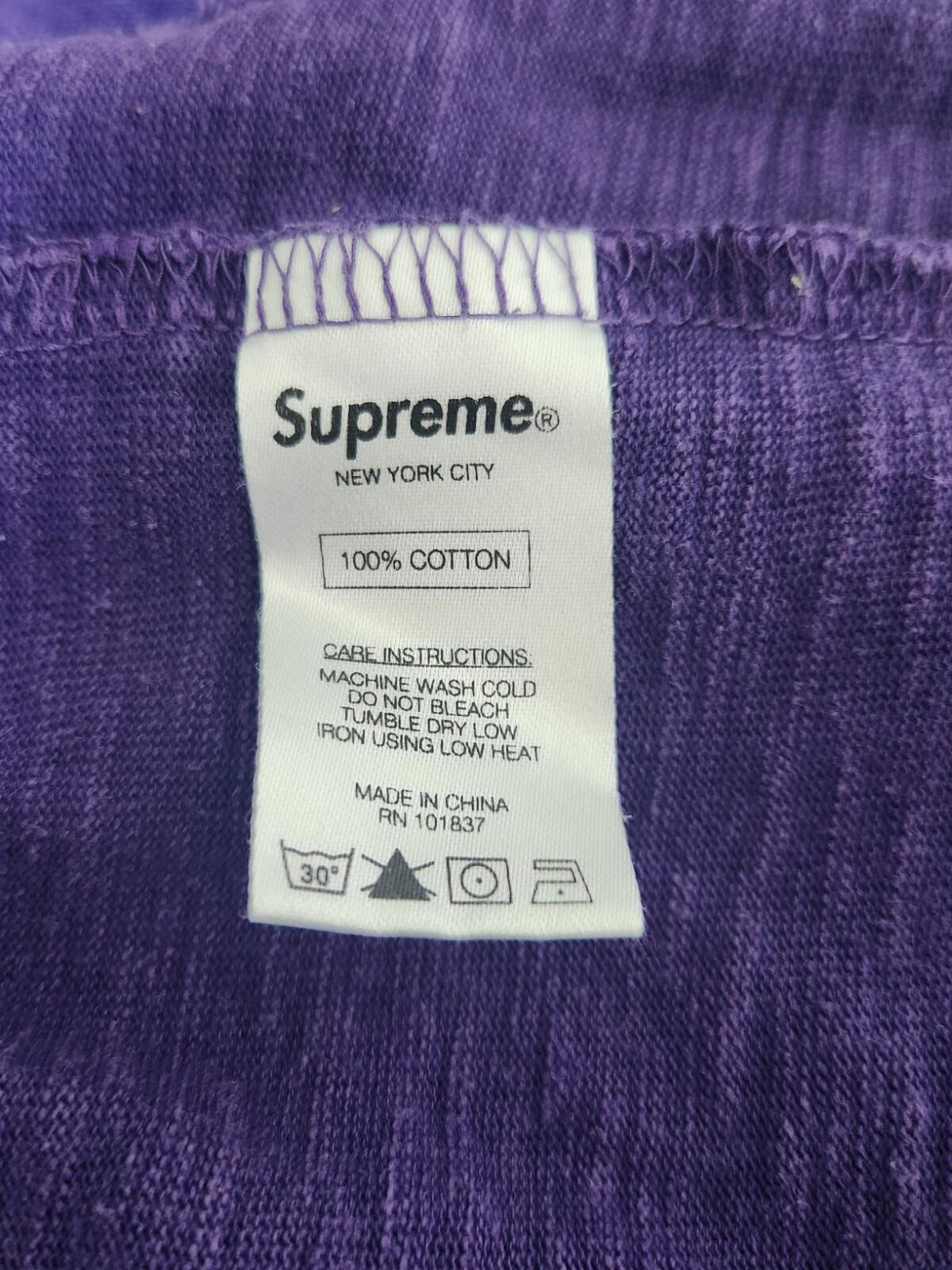 SS16 Supreme Sports tee Size L Large Purple T-shirt