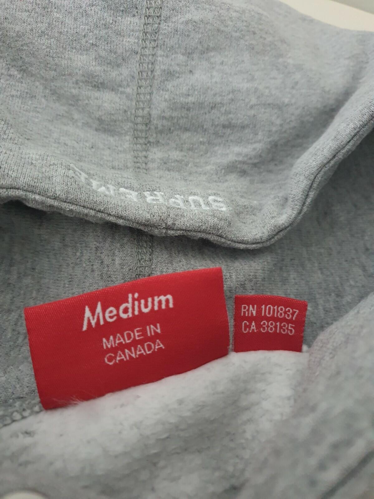 SS20 Supreme S Logo Hooded Sweatshirt  Heather Grey Size M