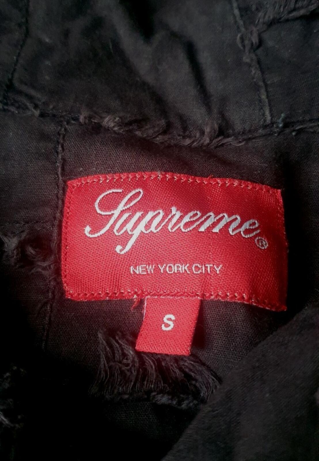 SS23 Supreme Patchwork S/S Shirt Black Size S