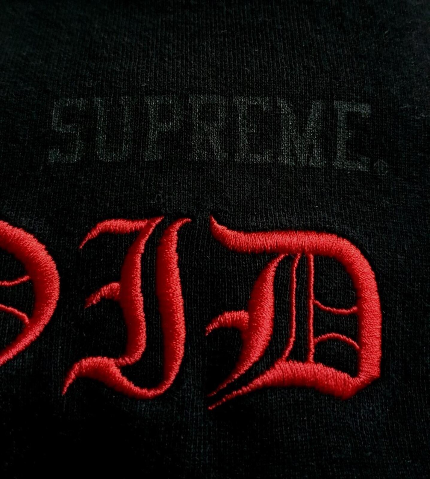 SS16 Supreme x Black Sabbath Paranoid Crewneck Black Size S Ozzy Osbourne
