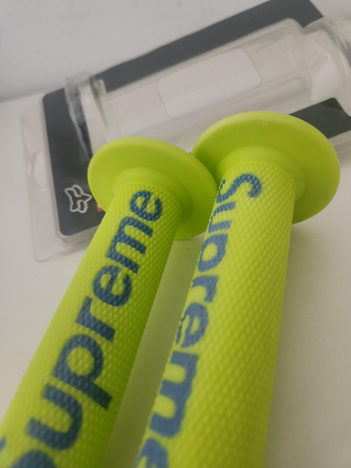 SS18 Supreme x Fox Racing Moto Hand Grip Motorcycle Bike Accessory Handlebar New