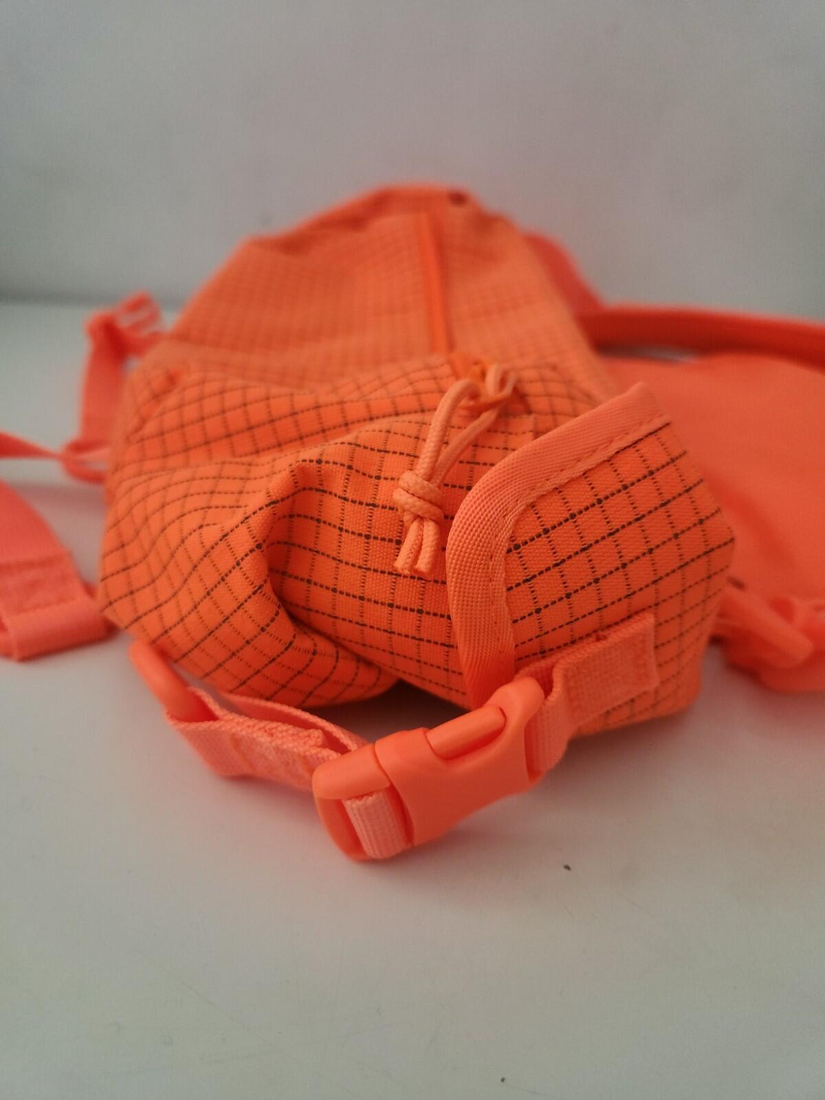 SS24 Supreme Mini Duffle Bag Water resistant 3M Reflective Orange Shoulder 5.5L