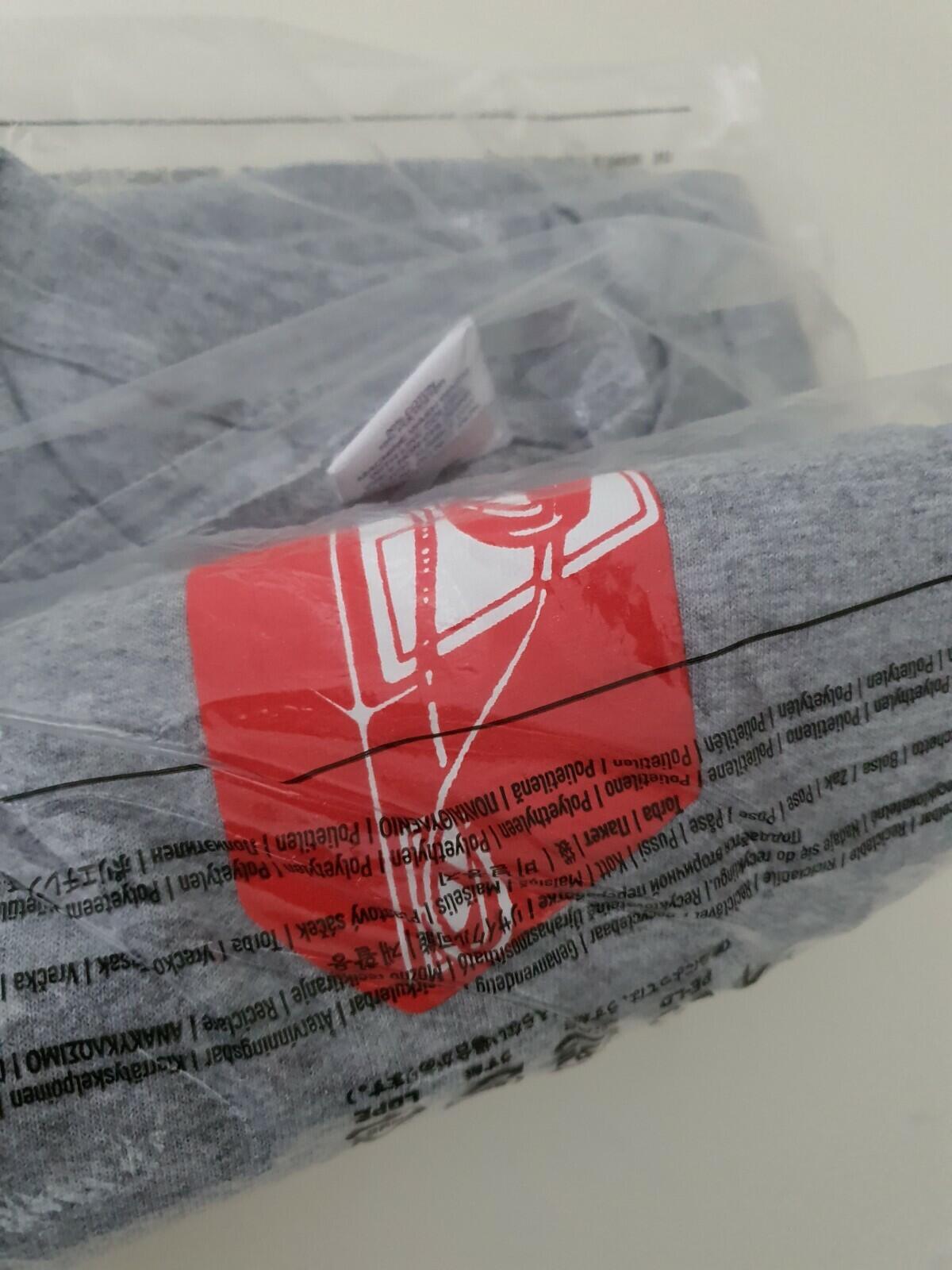 FW18 Supreme Payphone Heather Grey Tee Size XL