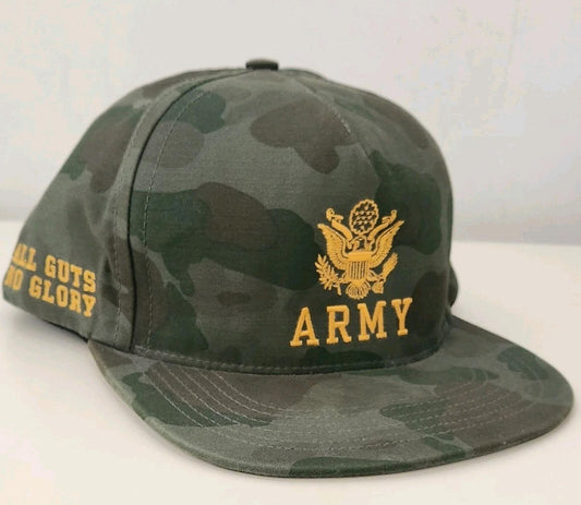 SS12 Supreme Army 5-panel Hat All Guts No Glory Cap 2012 Camo Vintage Rare Supny