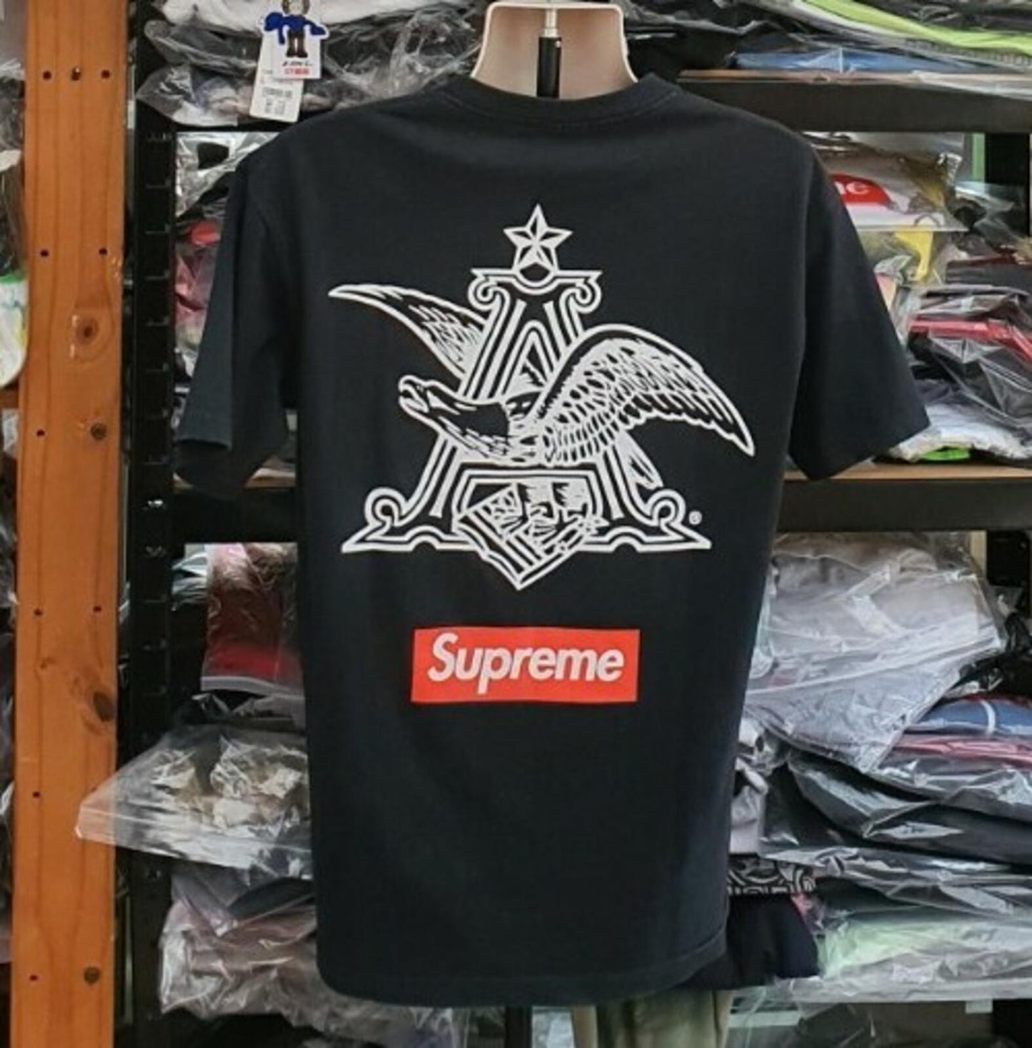 SS09 Supreme x Budweiser Tee Black Size M