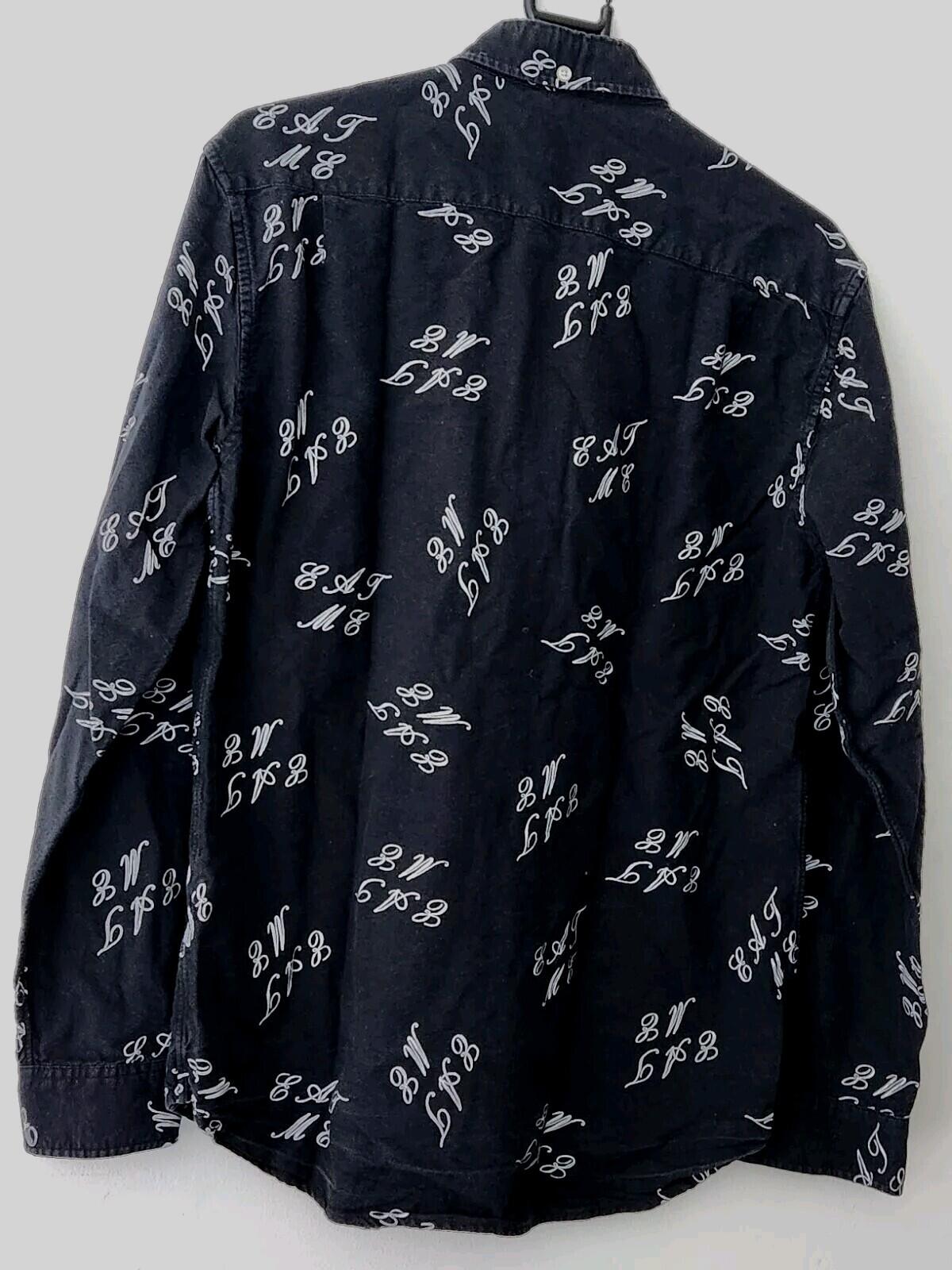 FW15 Supreme Eat Me camiseta negra talla M Medium Rare