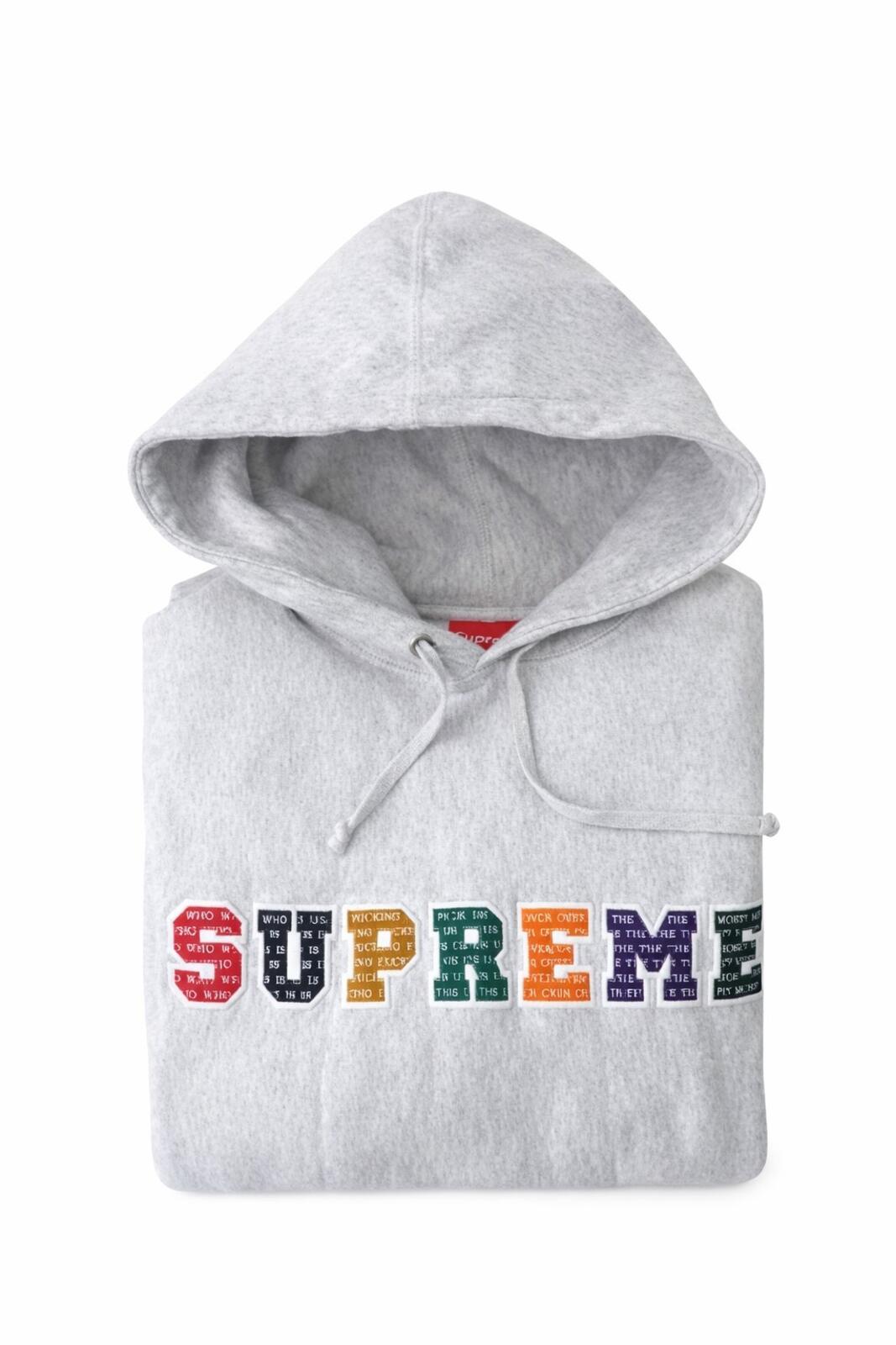 FW19 Supreme The Most Hooded Sweatshirt Heather Grey Size M