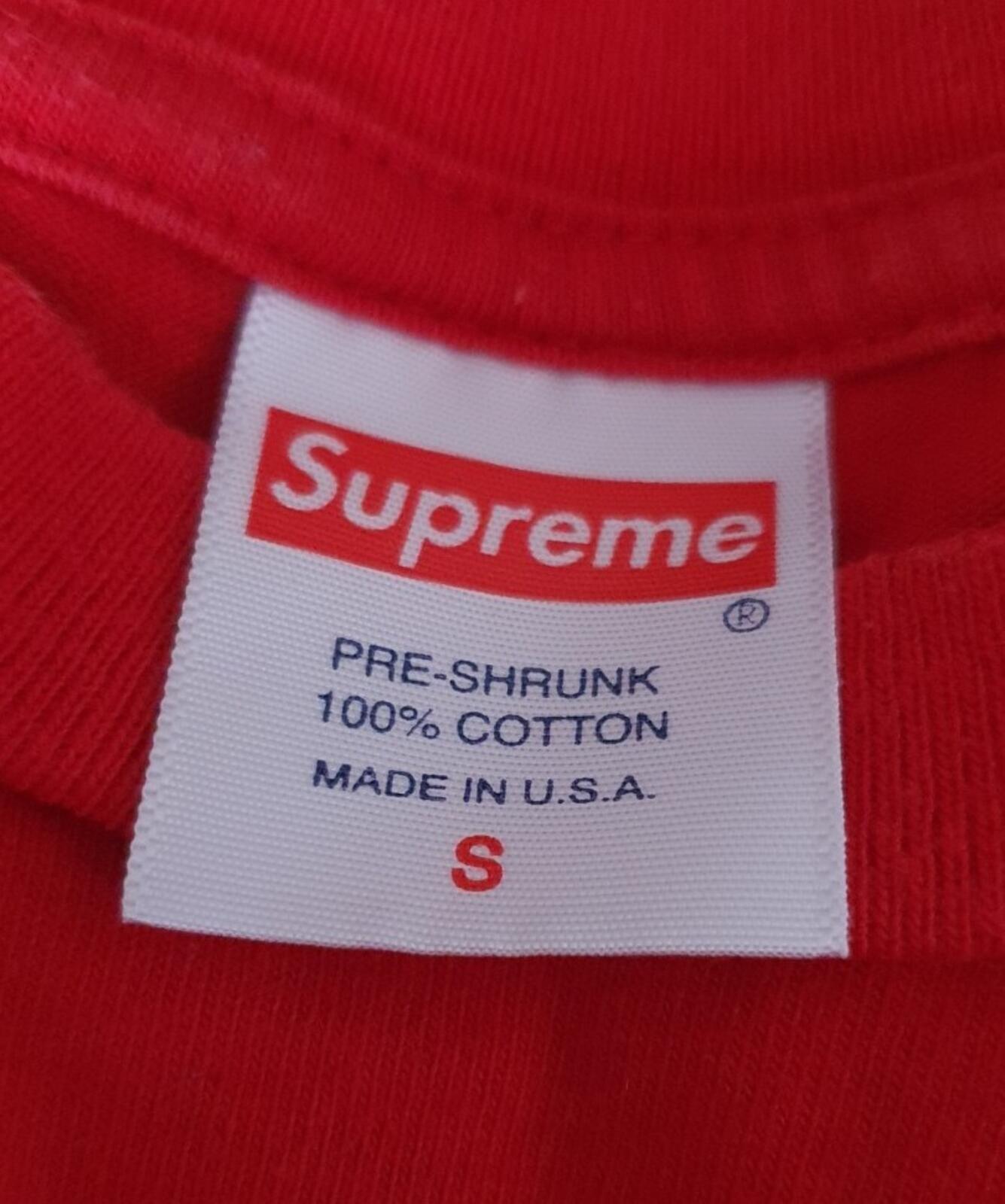 SS20 Supreme Bling red Tee size S small T-shirt