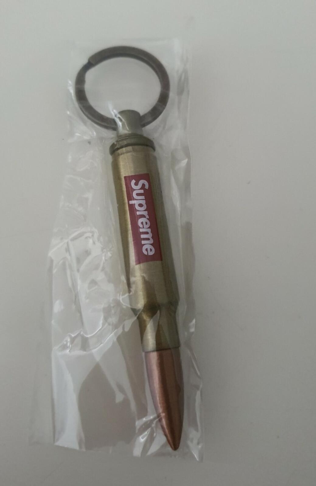 SS13 Supreme Bullet Bottle Opener Keychain Metal