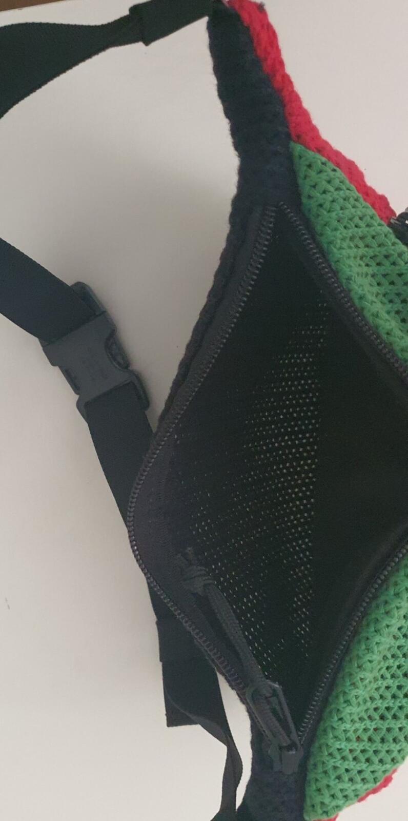 SS21 Supreme String waist bag Multicolour Jamaica rasta red green yellow