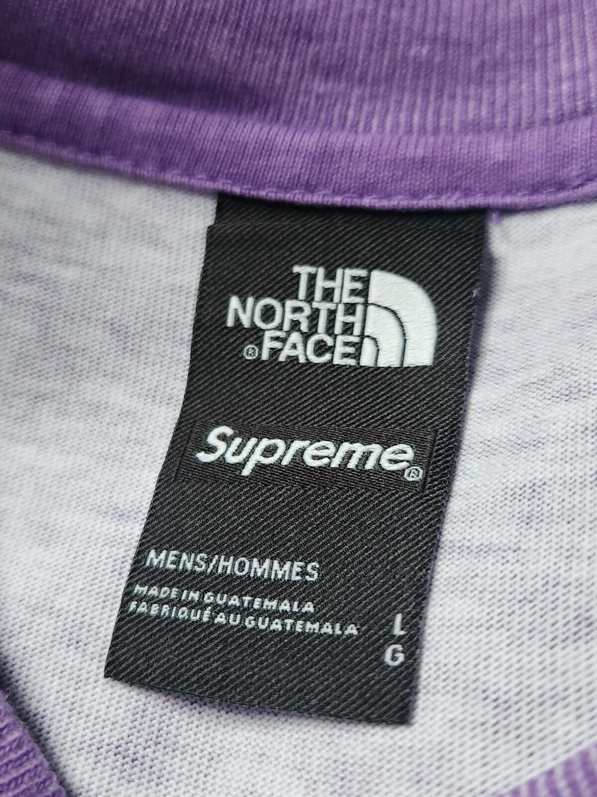 FW22 Supreme x The North Face Pigment Printed L/S Top Large L T-Shirt TNF