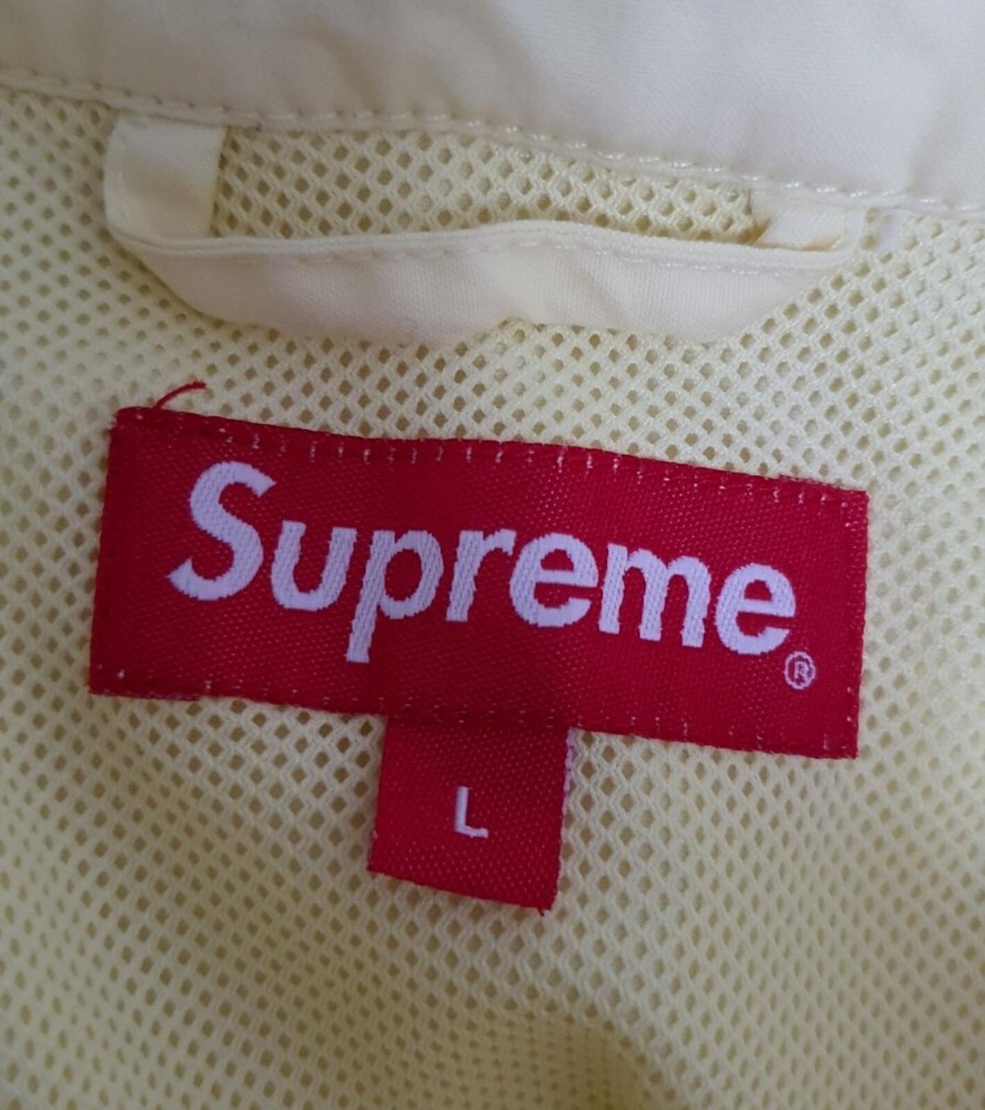 SS20 Supreme Raglan Court Jacke Hellgelb Größe L