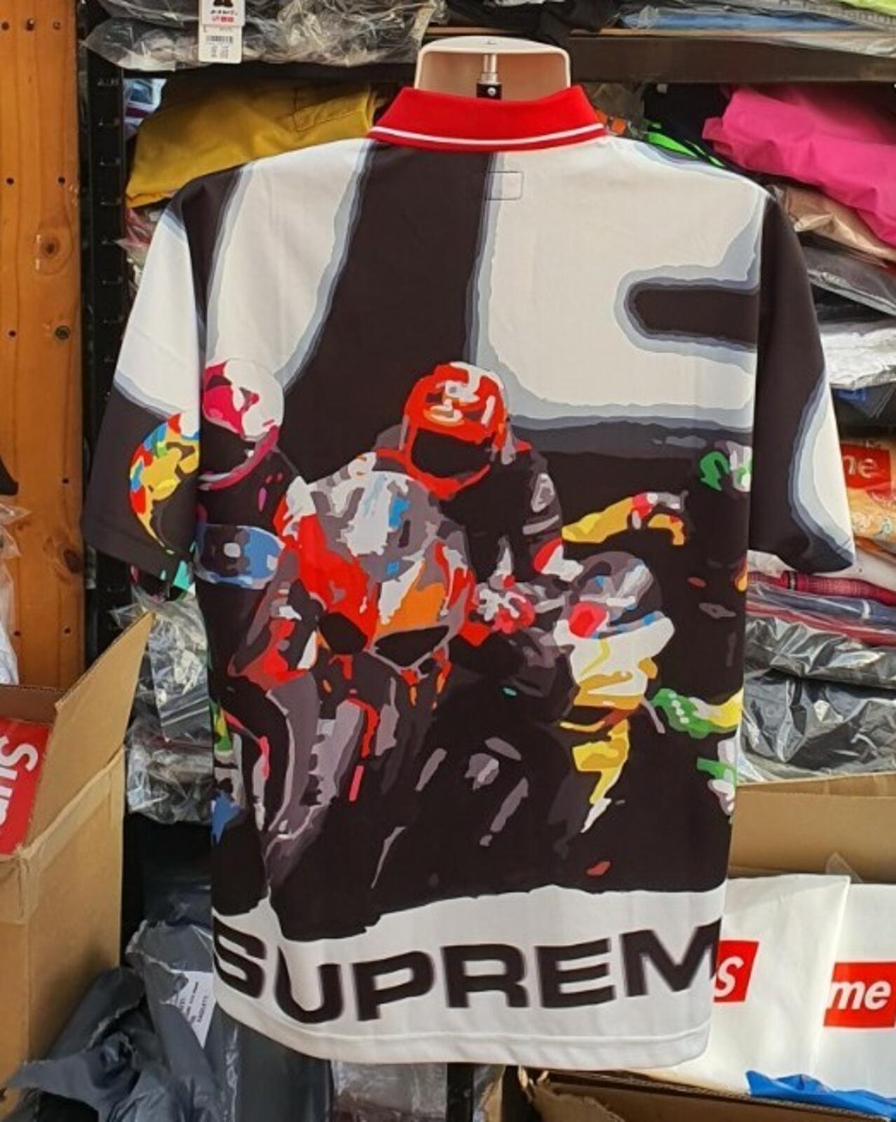 SS20 Supreme Racing Soccer Jersey Multicolour Size M