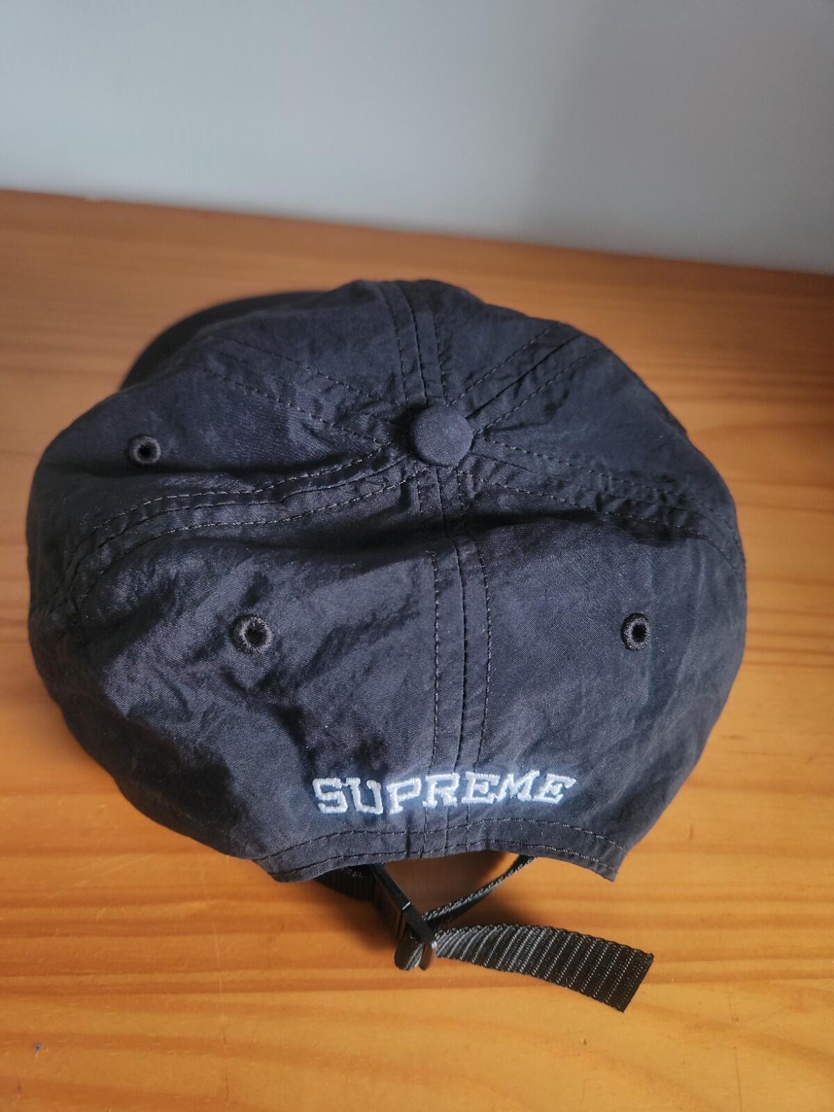 Gorra de 6 paneles de nailon Supreme First And Best SS19 Negra