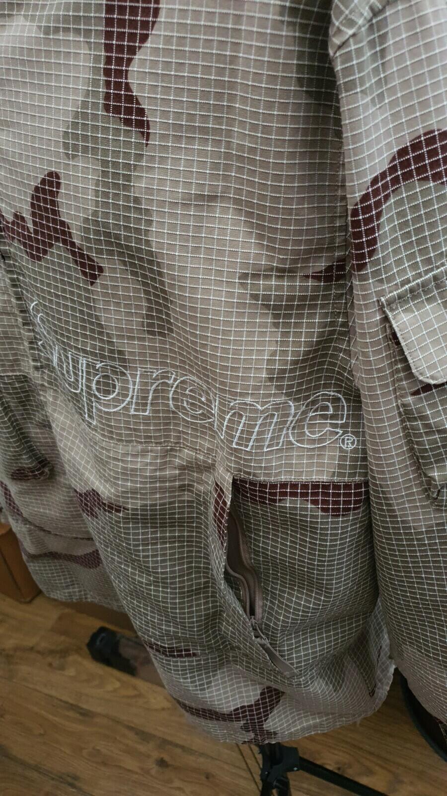 SS20 Supreme Ripstop Utility Jacket Desert Camo Size M