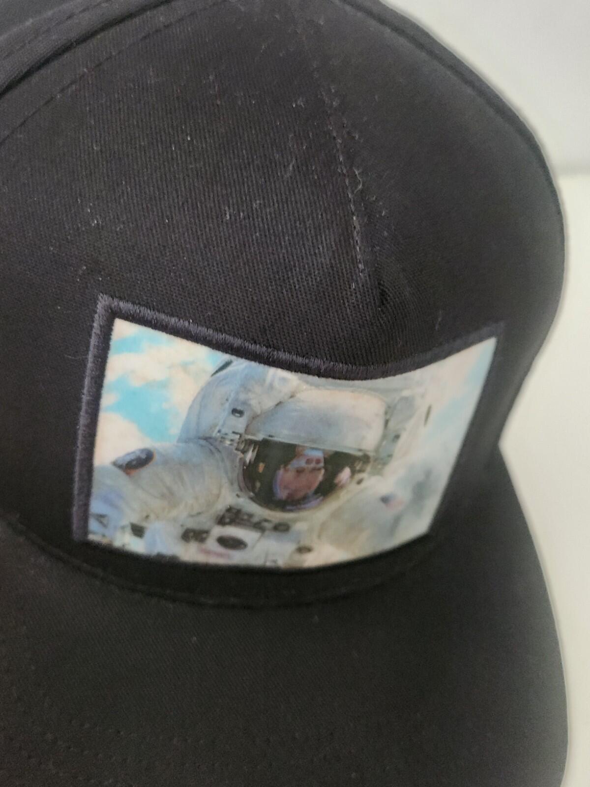 FW16 Supreme Astronaut Hologram 5-panel Black Cap Hat