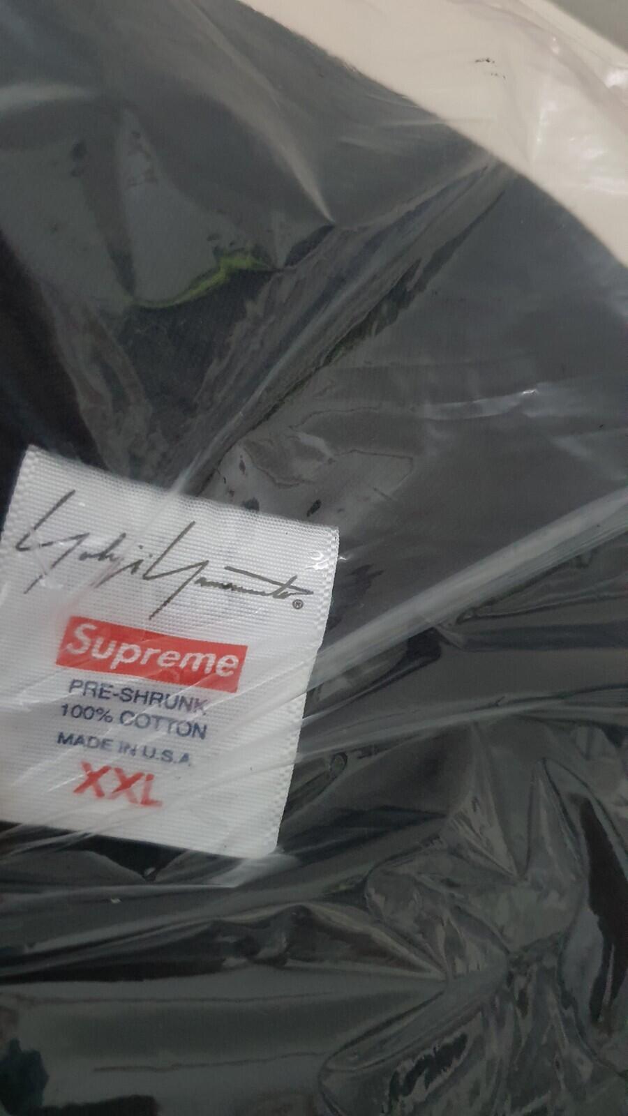 FW22 Supreme x Yohji Yamamoto Pumpkin T-Shirt schwarz XXL 2XL Neu / ungeöffnet