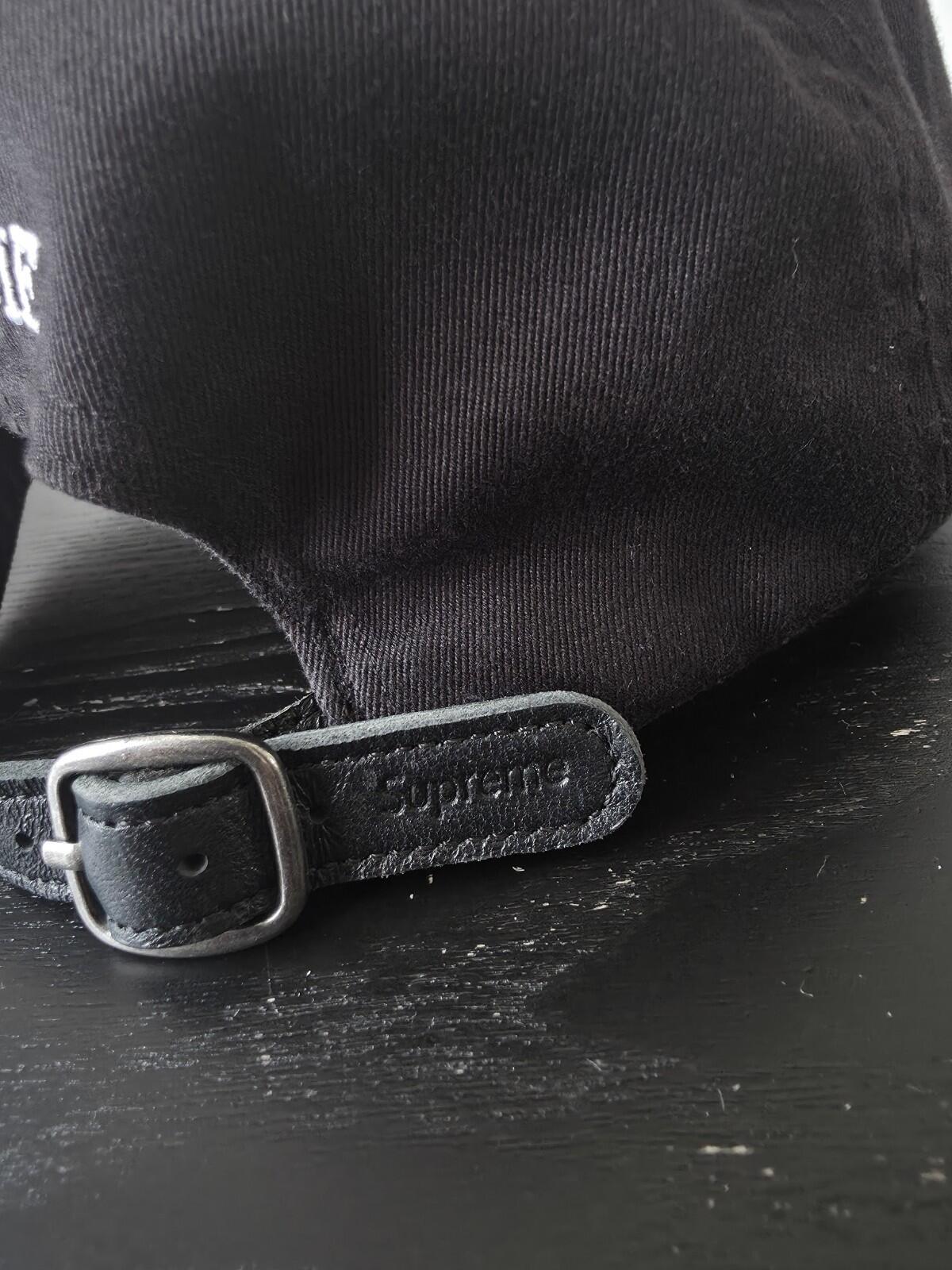 SS24 Supreme 2-Tone S Logo 6-panel Cap Black