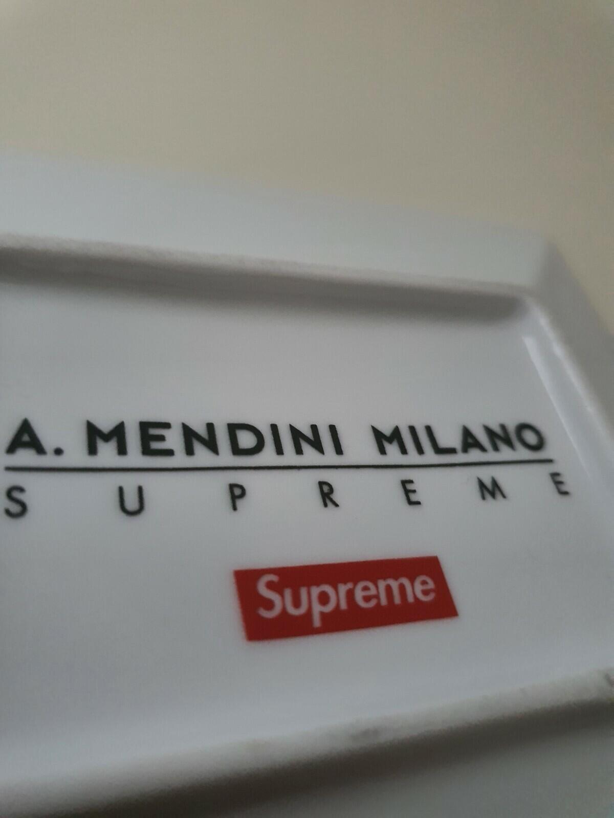 SS16 Supreme A. Mendini Milano small ashtray ceramic Multicolor tray Accessory