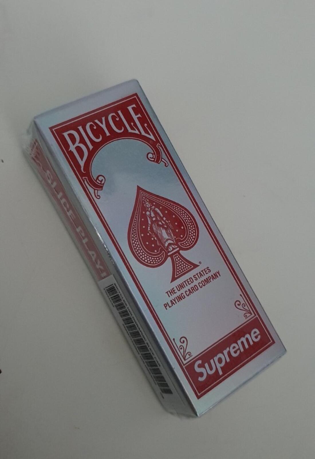 FW23 Supreme x Bicycle Holographic Slice Cards deck New And Unopened Accessory