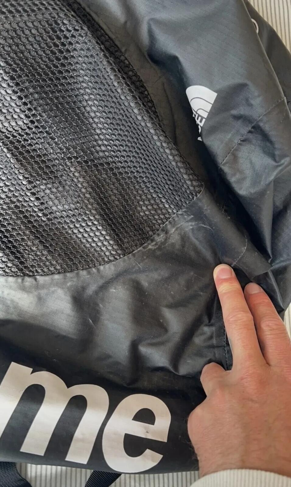 SS17 Supreme x The North Face waterproof backpack Black TNF Bag