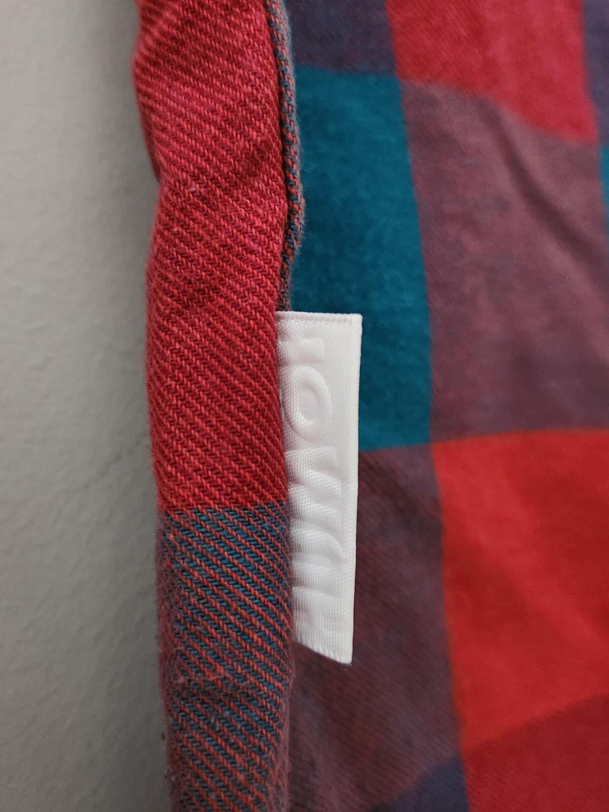 HUMOR Dummy Shirt flannel checked S small Multicoloured long sleeve Denim