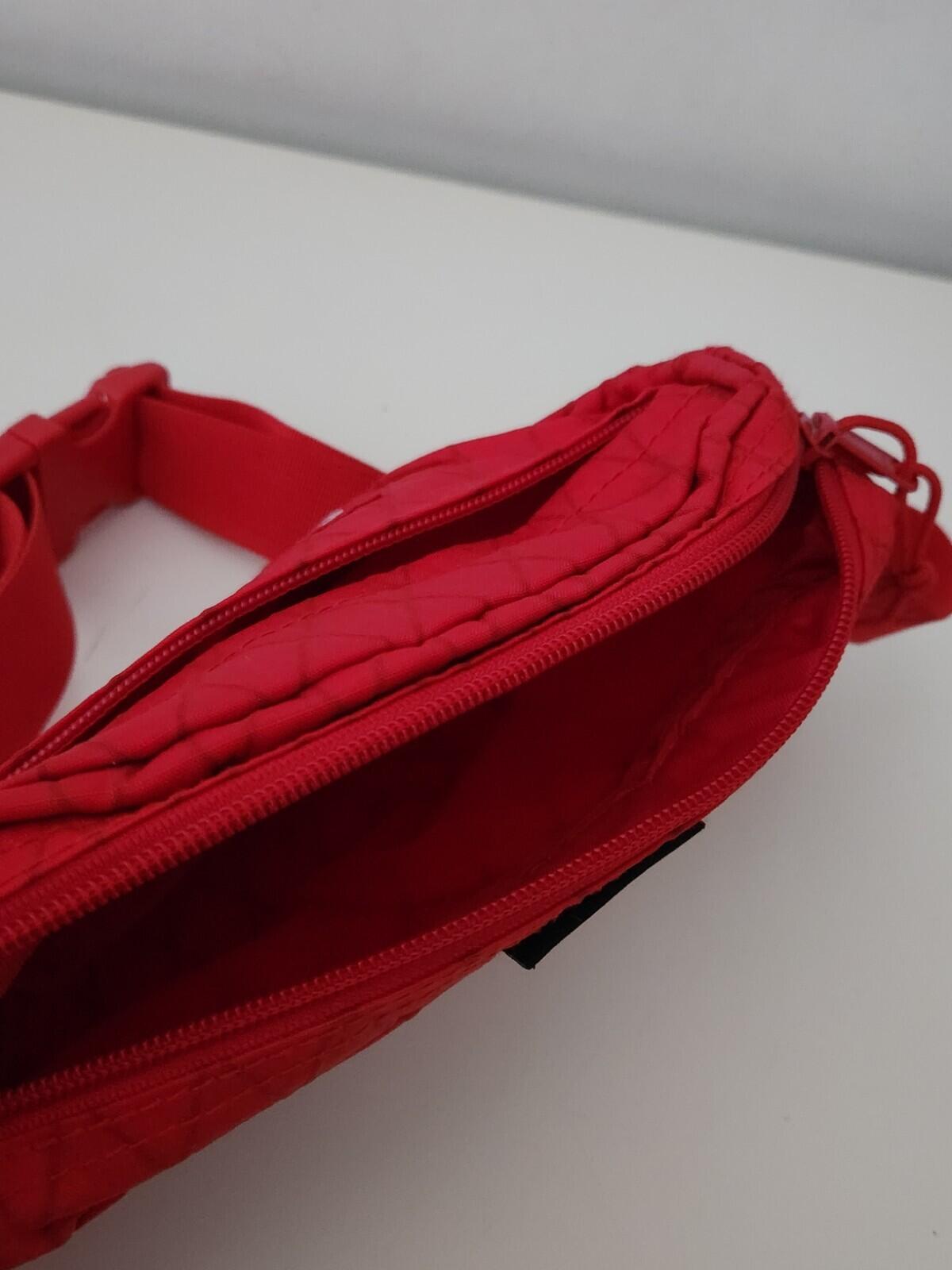 FW18 Supreme Red waist shoulder bag Water and Abrasion resistant Belt Pack