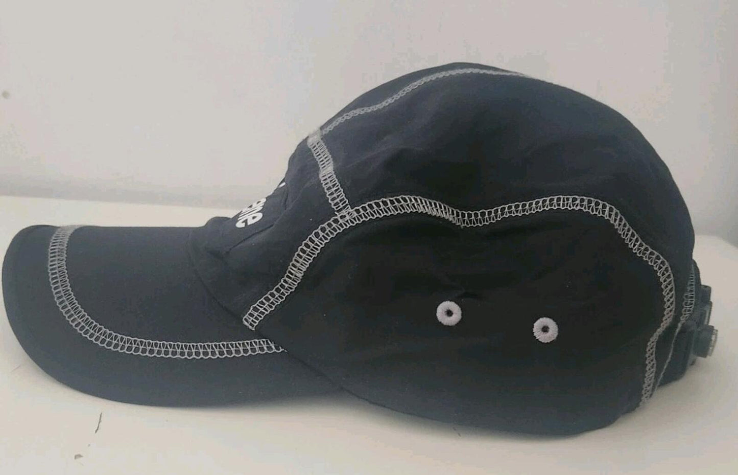 SS23 Supreme Reflective Stitch Camp Cap Hat Water Resistant