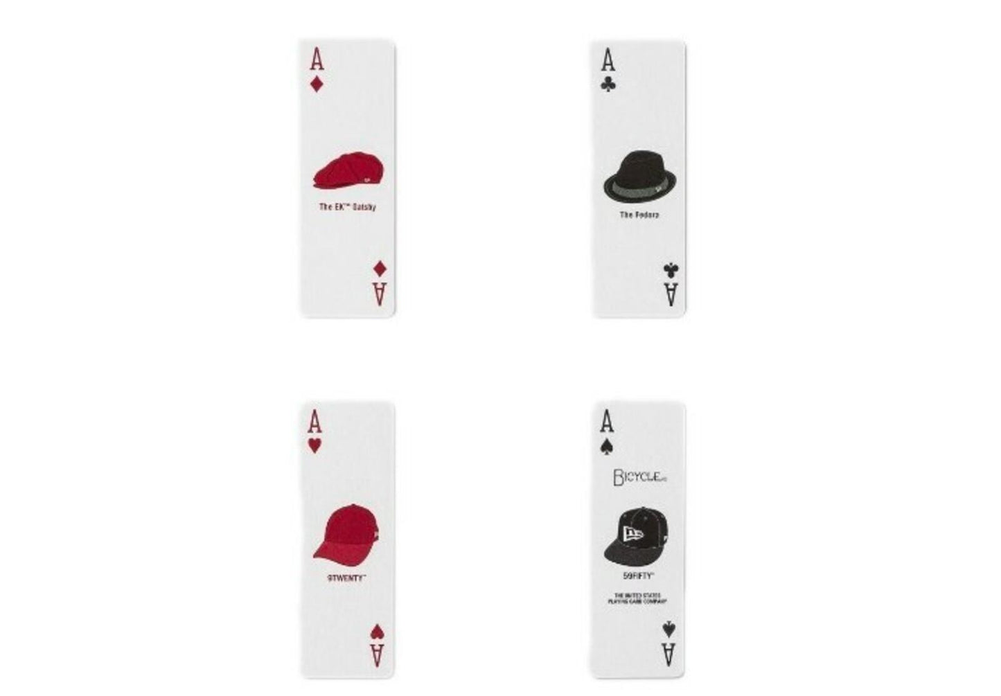 Baraja de cartas Nueva Era x Bicycle Thin Cards. Nuevo y sin abrir. Accesorio.