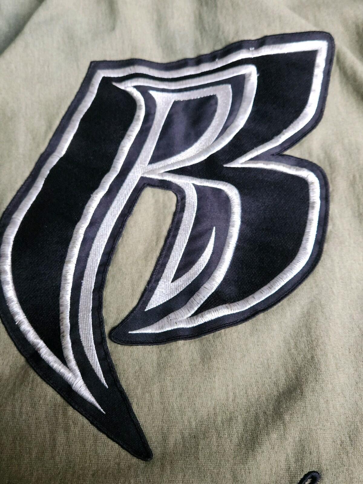 FW14 Supreme Ruff Ryders Pullover Dyed hooded sweatshirt L Large hoodie vintage
