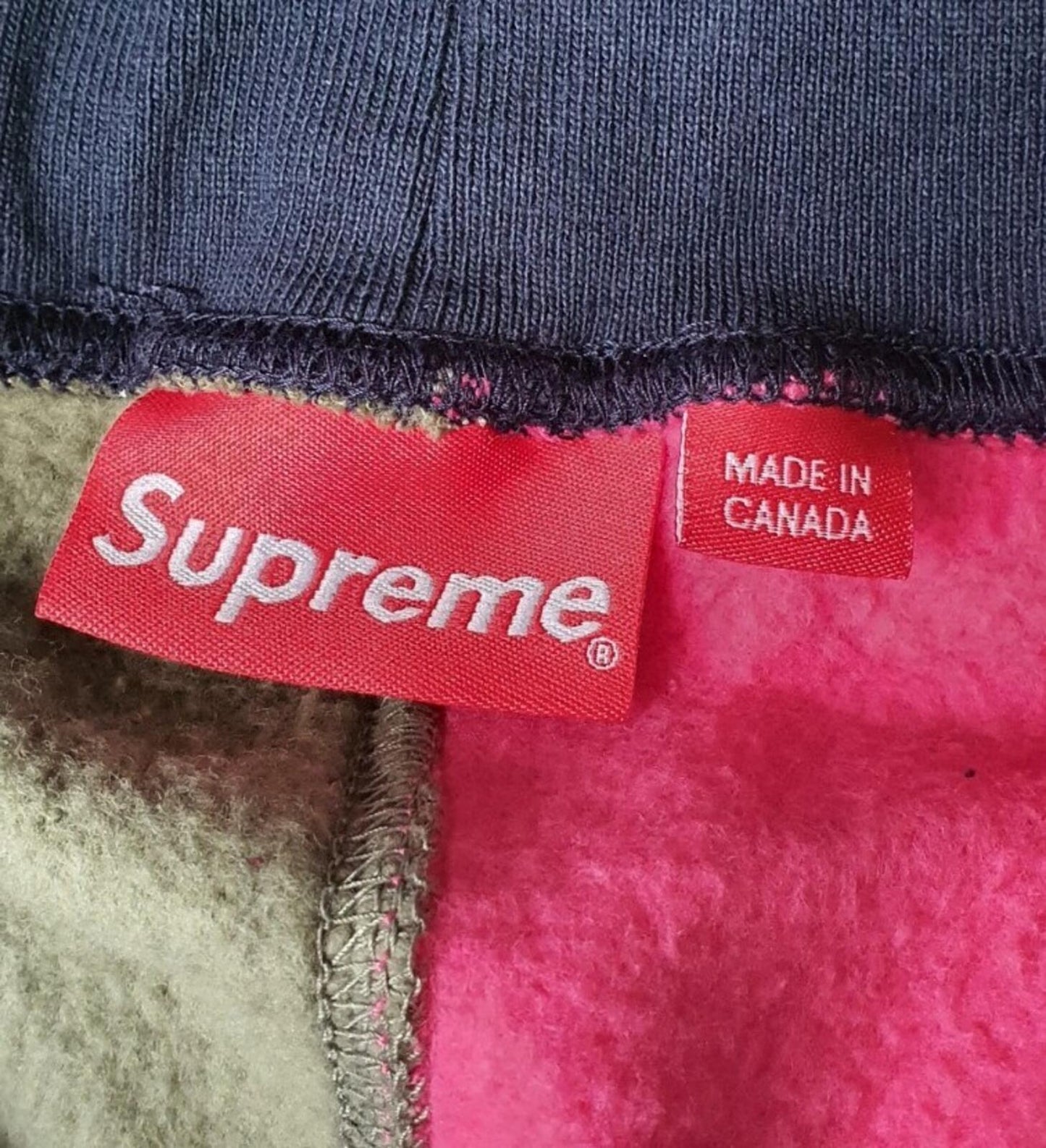 SS19 Supreme S Logo Colorblocked sweatshort navy M medium shorts sweat short